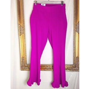 INC Magenta Flame Ankle Pants